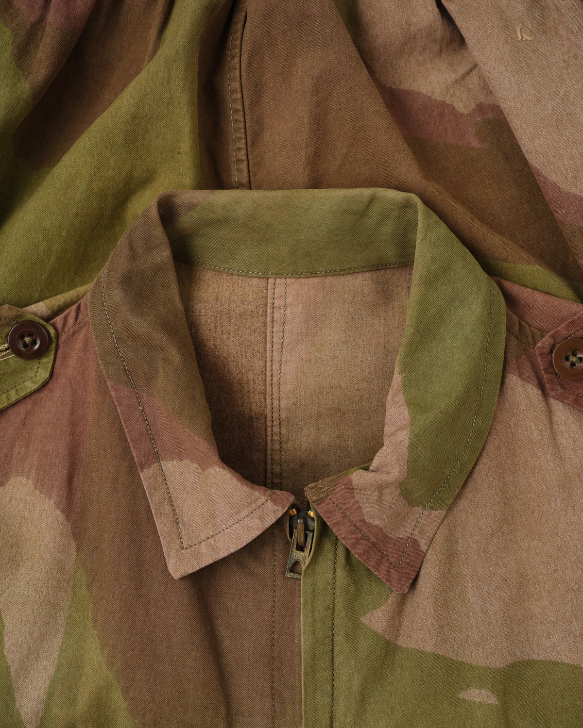 [~50's] French Army Camouflage Retailored Windproof Jacket "Algerian War"