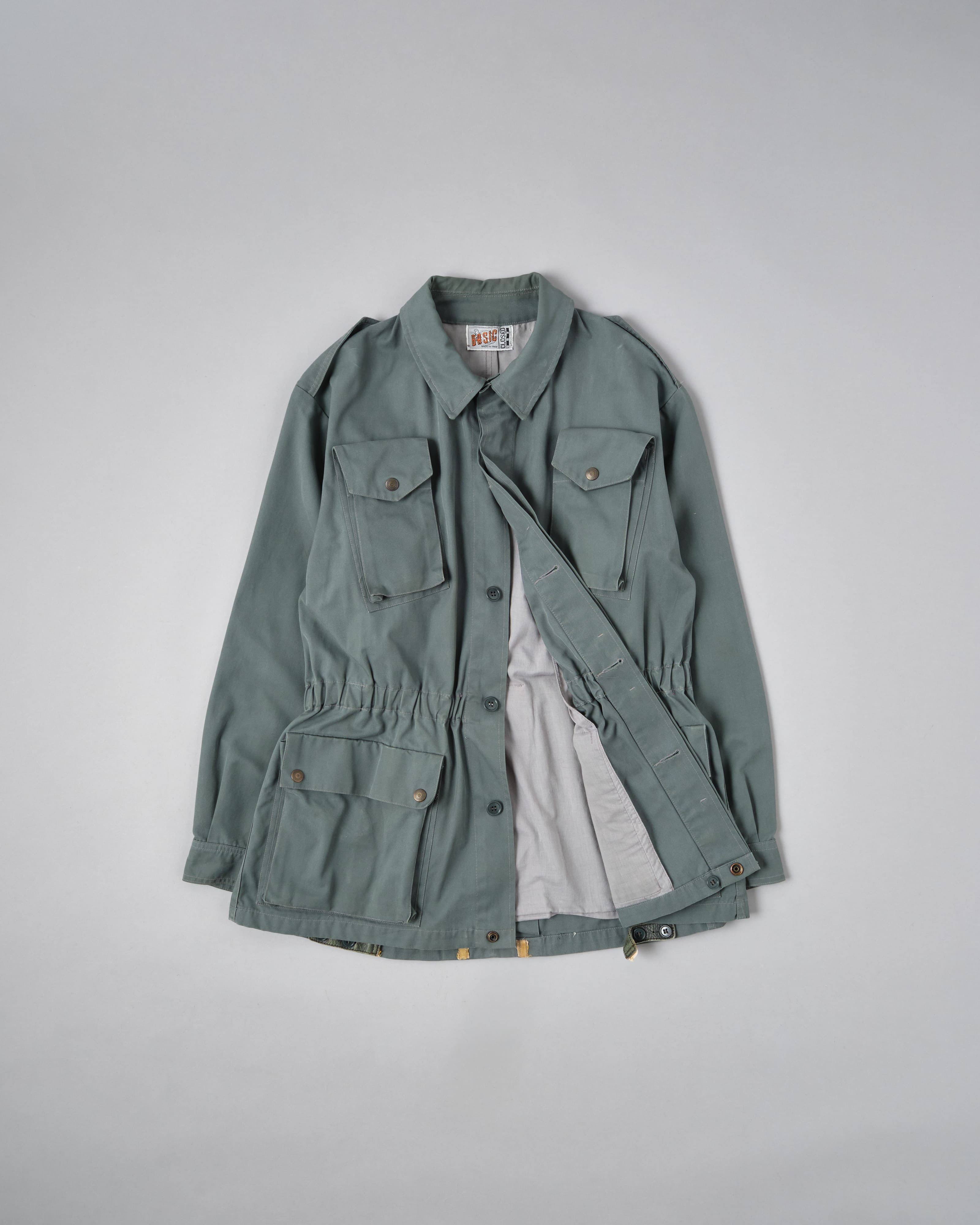 【~80's】Old Marithé François Girbaud Closed Sahariana Jacket