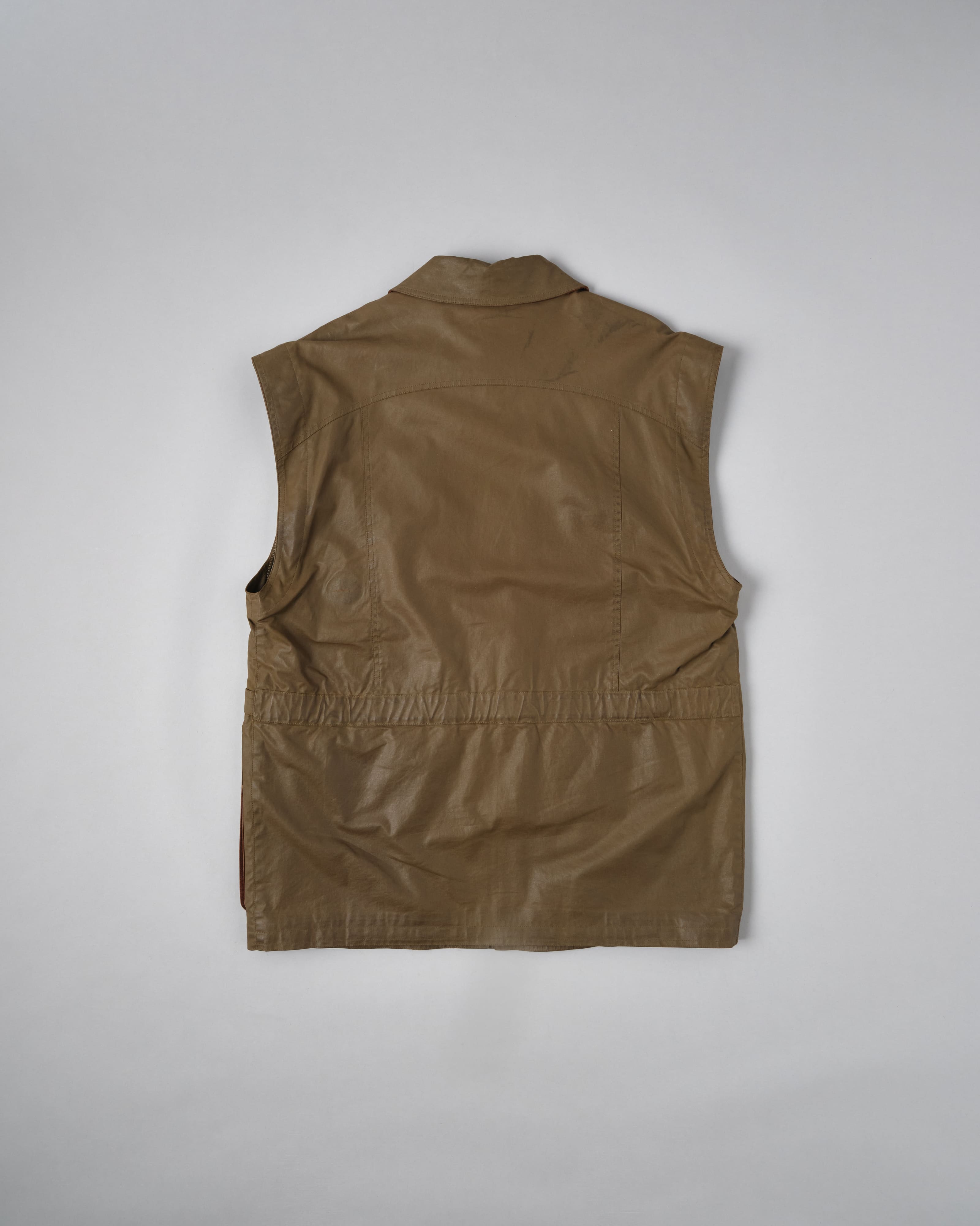 【~80’s】Old GUCCI Detachable Sleeve Cotton Polyester 4 Pockets Jacket With Chin Strap Size.50