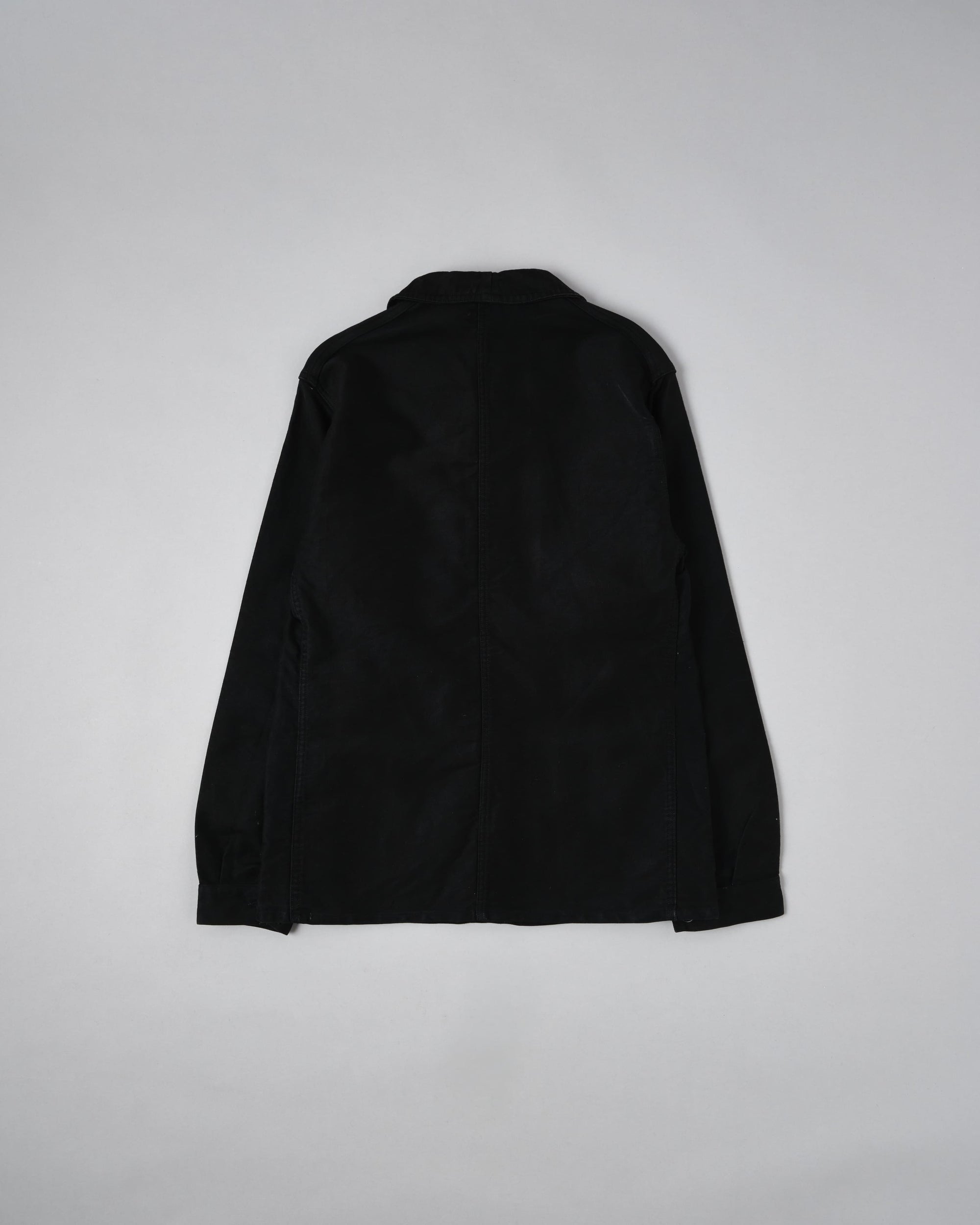 ［~40's］French Vintage Black Moleskin Work Jacket "Vulcain"