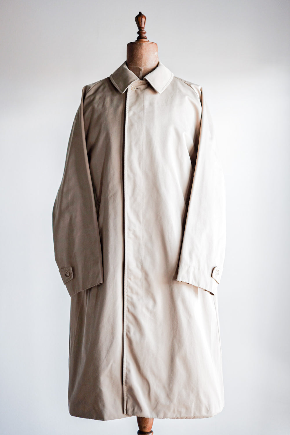 ［~70's］Vintage Aquascutum Single Raglan Soutien Collar Coat C100 "Aqua 5" "LODEN-FREY 別注"