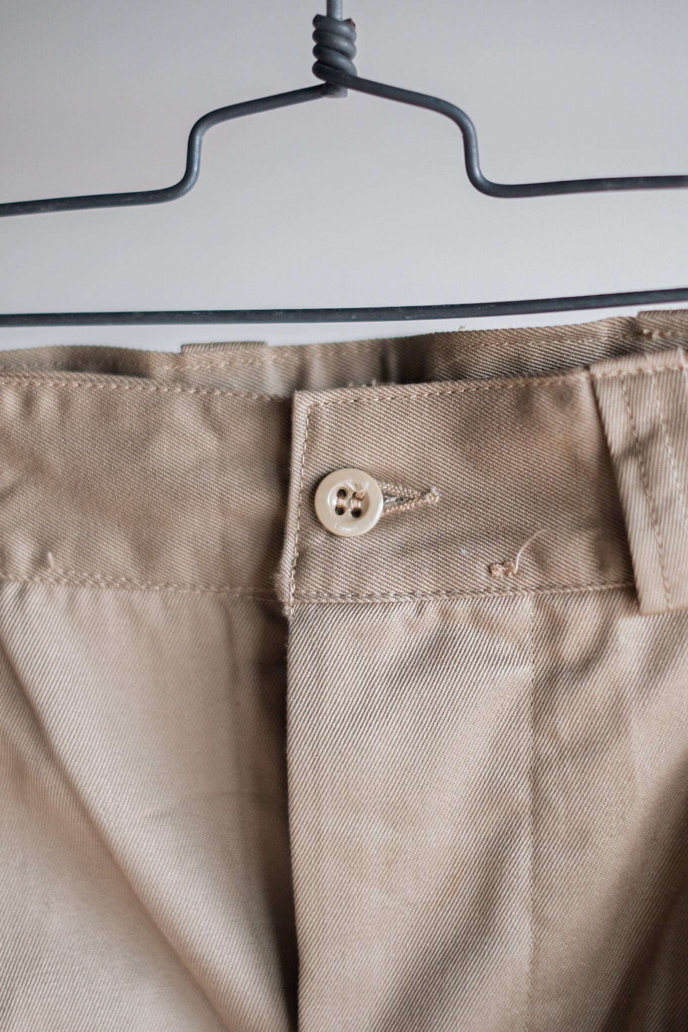 ［~60's］French Army M52 Chino Trousers Size.23 "Dead Stock"