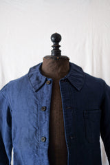【~30's】Le Sanglier Blue Moleskin Work Jacket "Dead Stock"