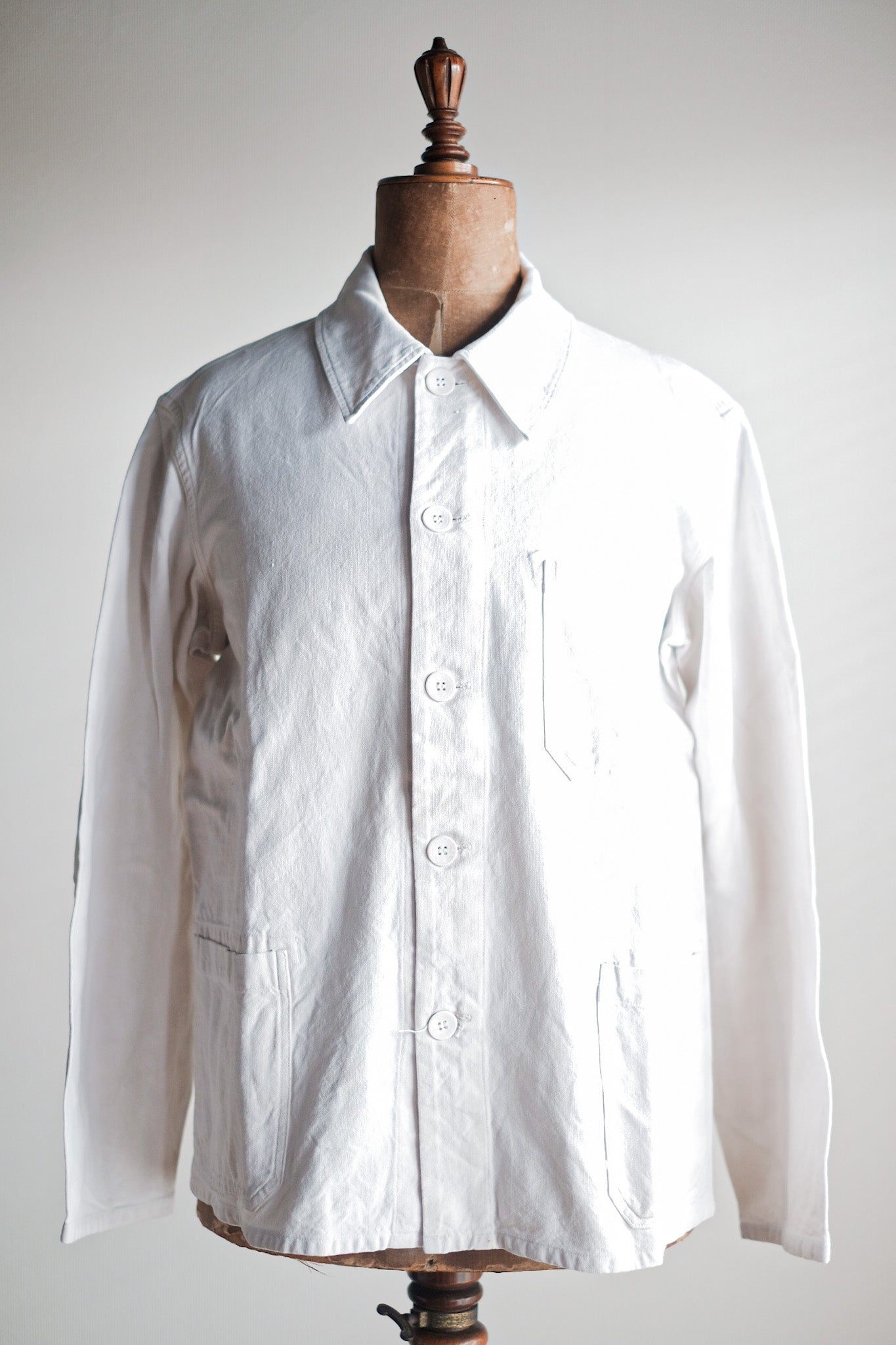 【~30's】German Vintage Linen Work Jacket