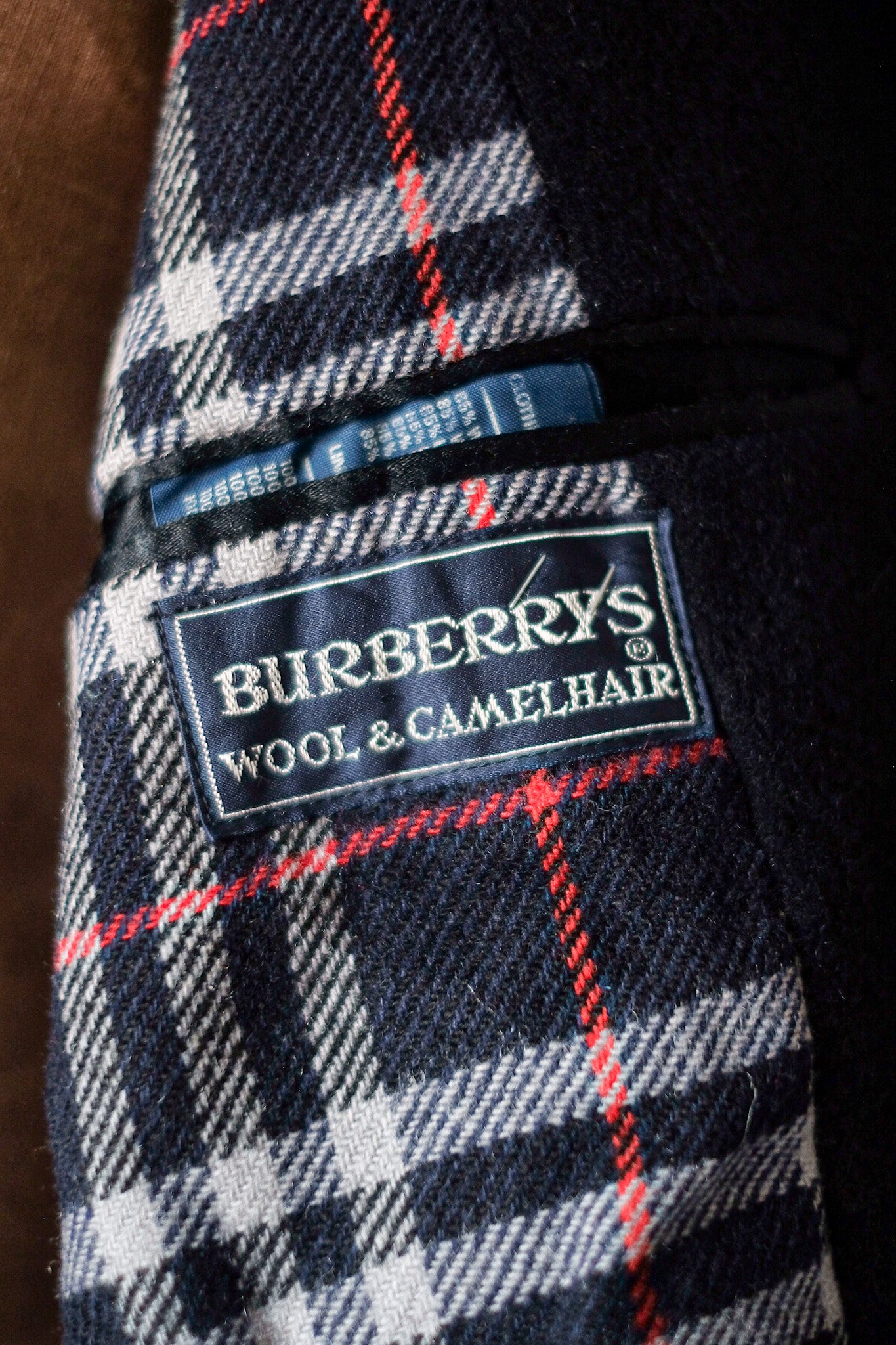[~ 80's] Vintage Burberry's Single Raglan Balmacaan Coat "Wool & Camelhair"