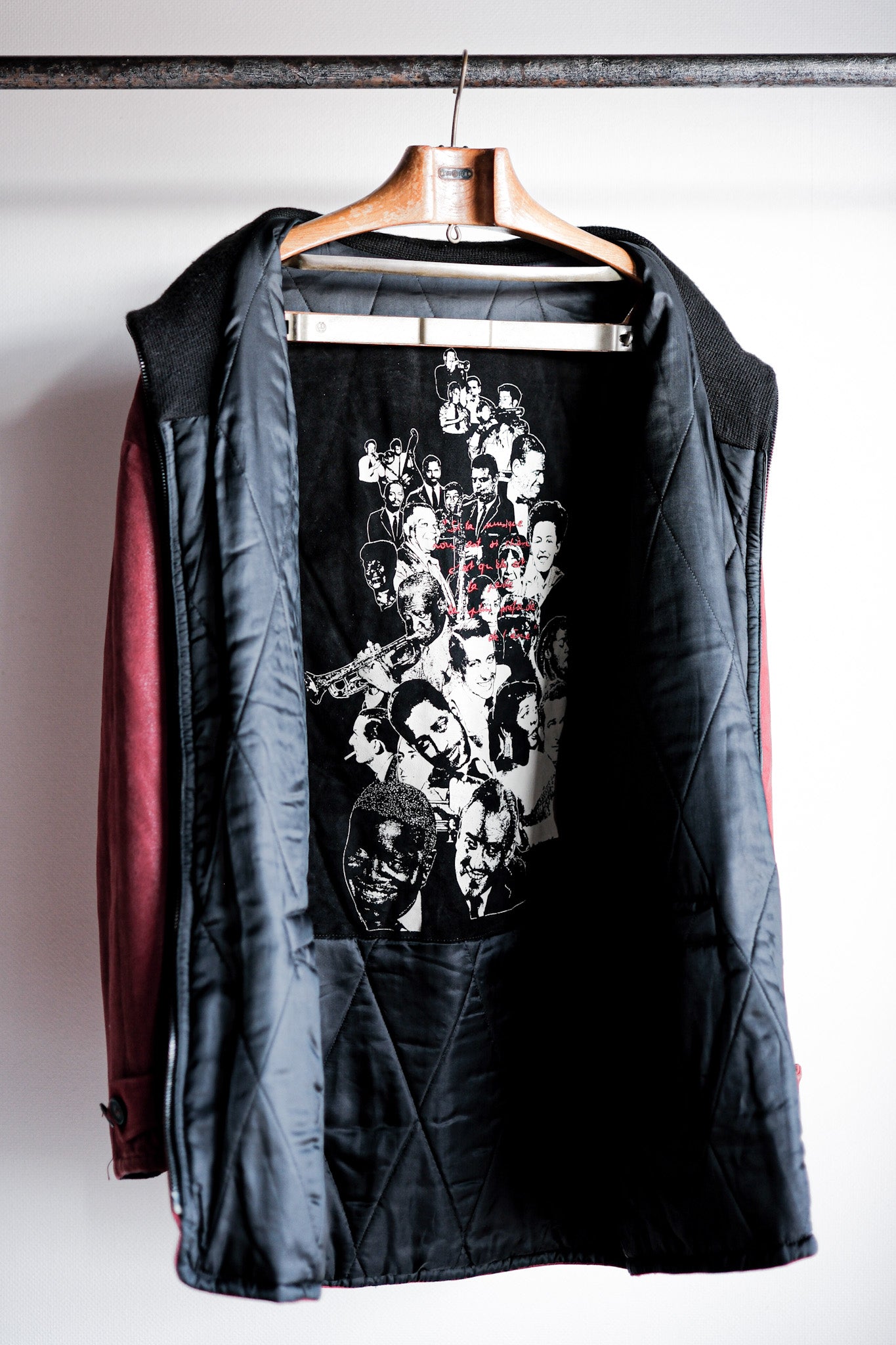 ［~90's］Old SERAPHIN Leather Reverseable Jacket Size.50