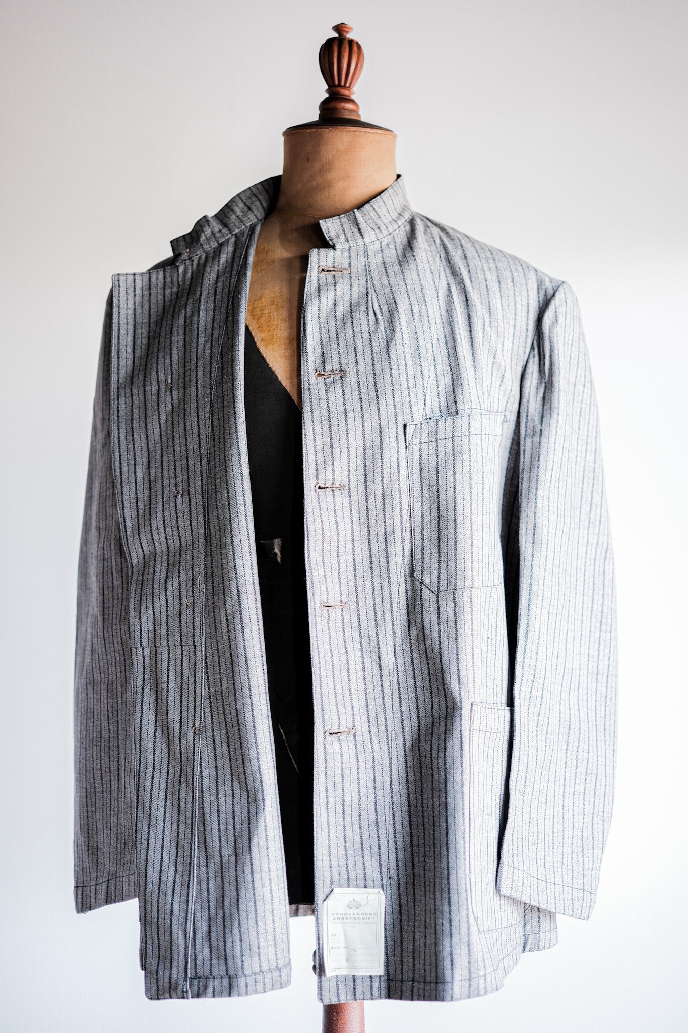 ［~40’s］Swedish Army Stand Collar Hospital Jacket “Dead Stock”