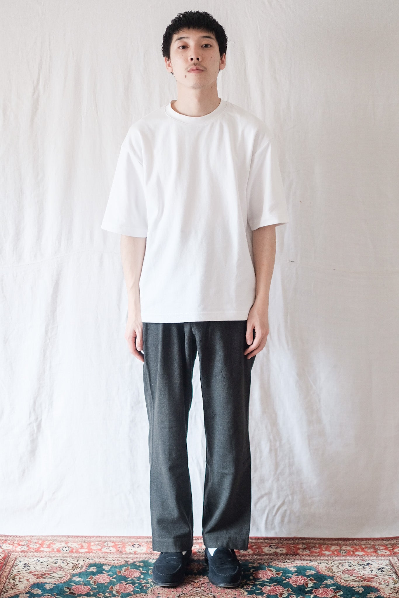 【~30's】French Vintage Cotton Wool Work Pant