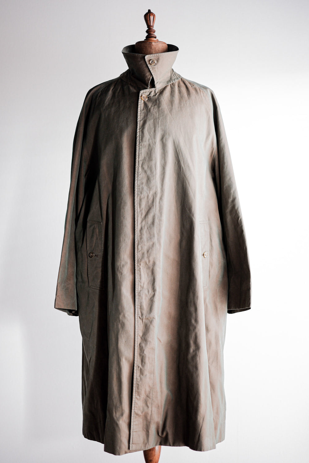 【~80's】Vintage Burberry's Single Raglan Balmacaan Coat C100 Size.54REG "TAMAMUSHI"