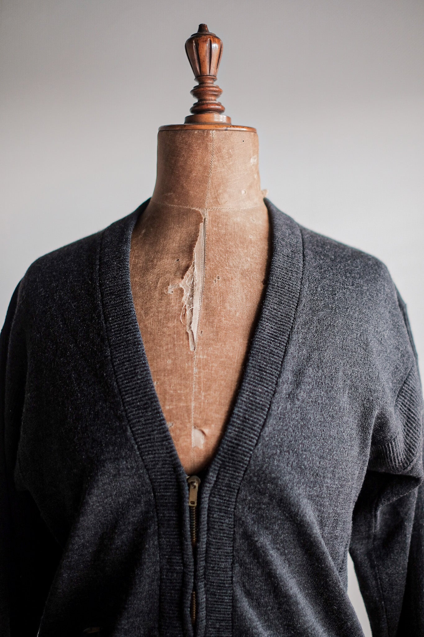 [~ 40's] French Vintage Wool Cardigan