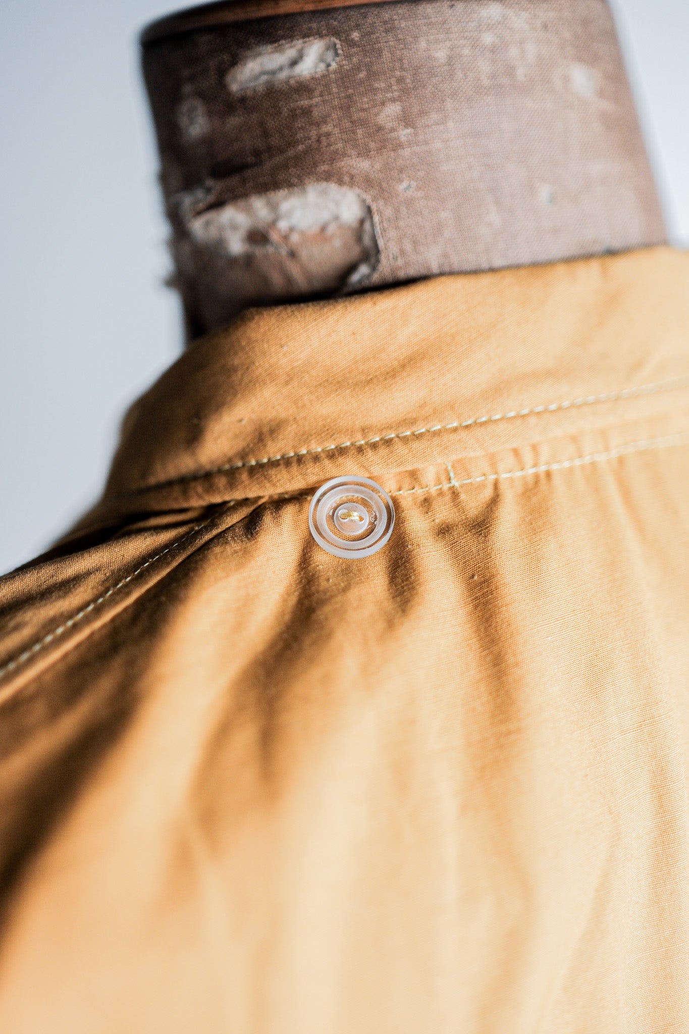 ［~40's］French Vintage Yellow Cotton Jacket "Dead Stock"