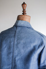 [~ 40's] แจ็คเก็ตงาน Moleskin ของ French Vintage Blue Work
