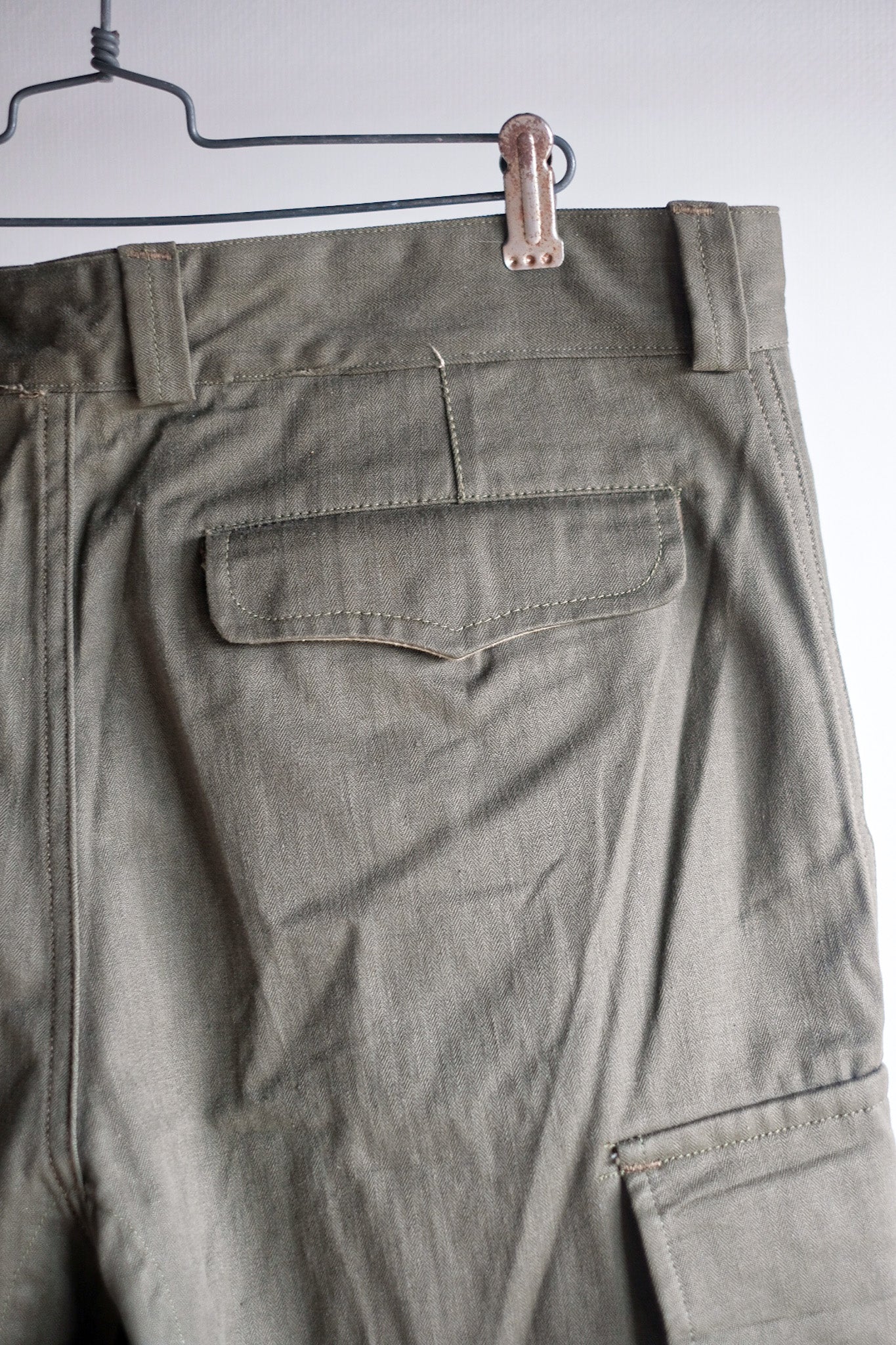 [~ 60's] French Army M47 Field Trousers Size.33 "Dead Stock"