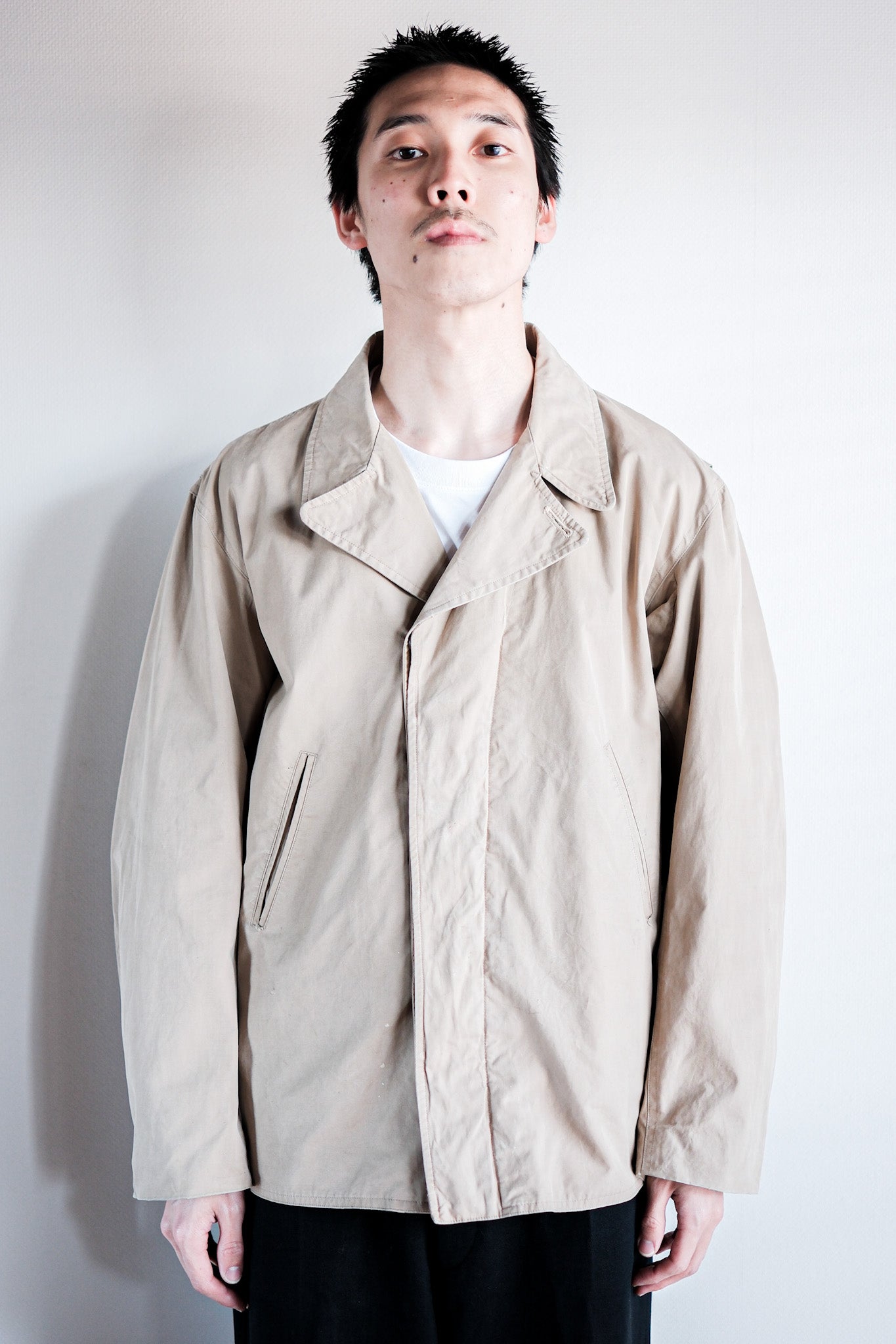 ［~50's］British Vintage Half Belt Ventile Jacket "Elton Weatherpoof"