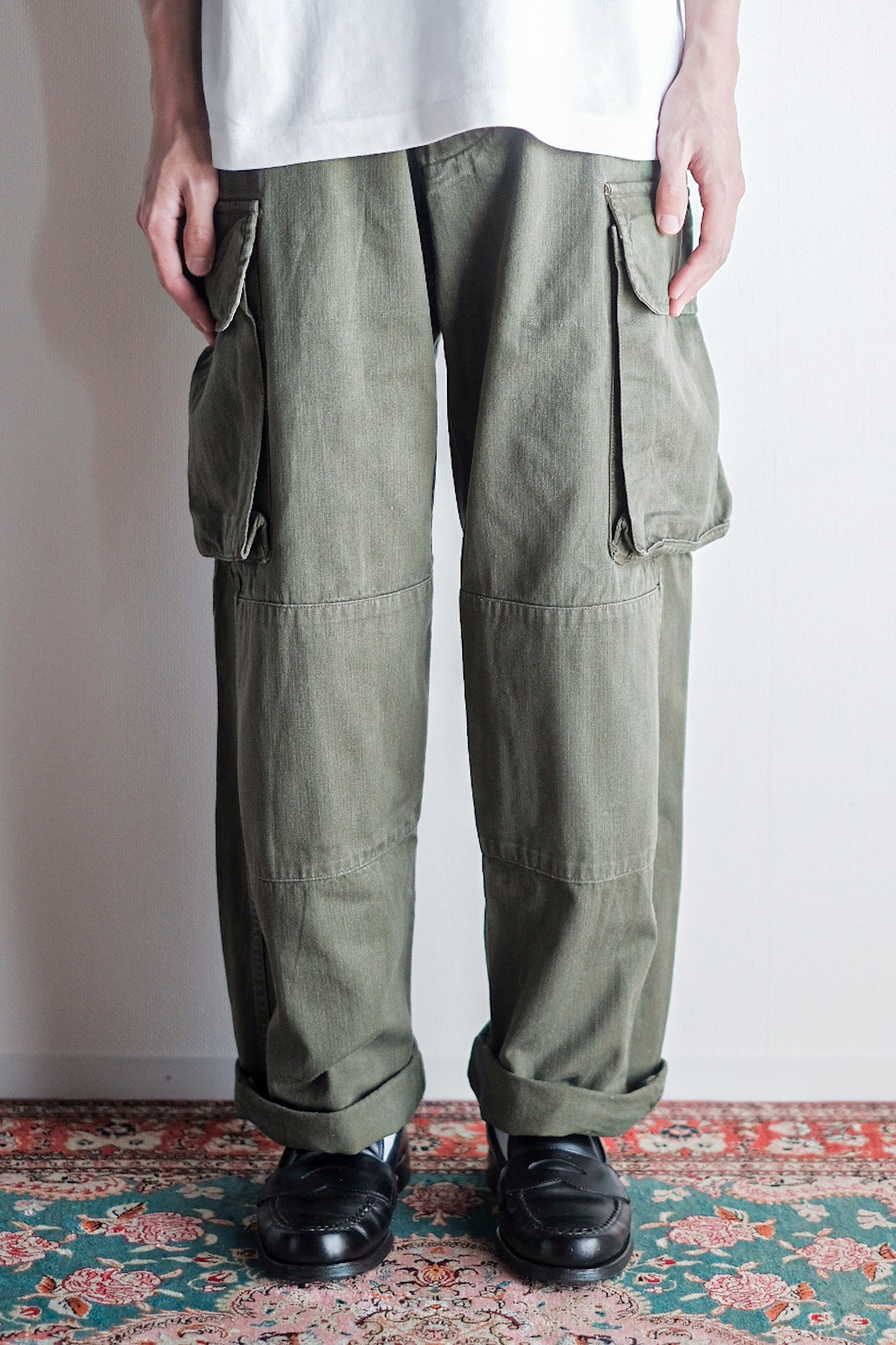 ［~60's］French Army M47 Field Trousers Size.31