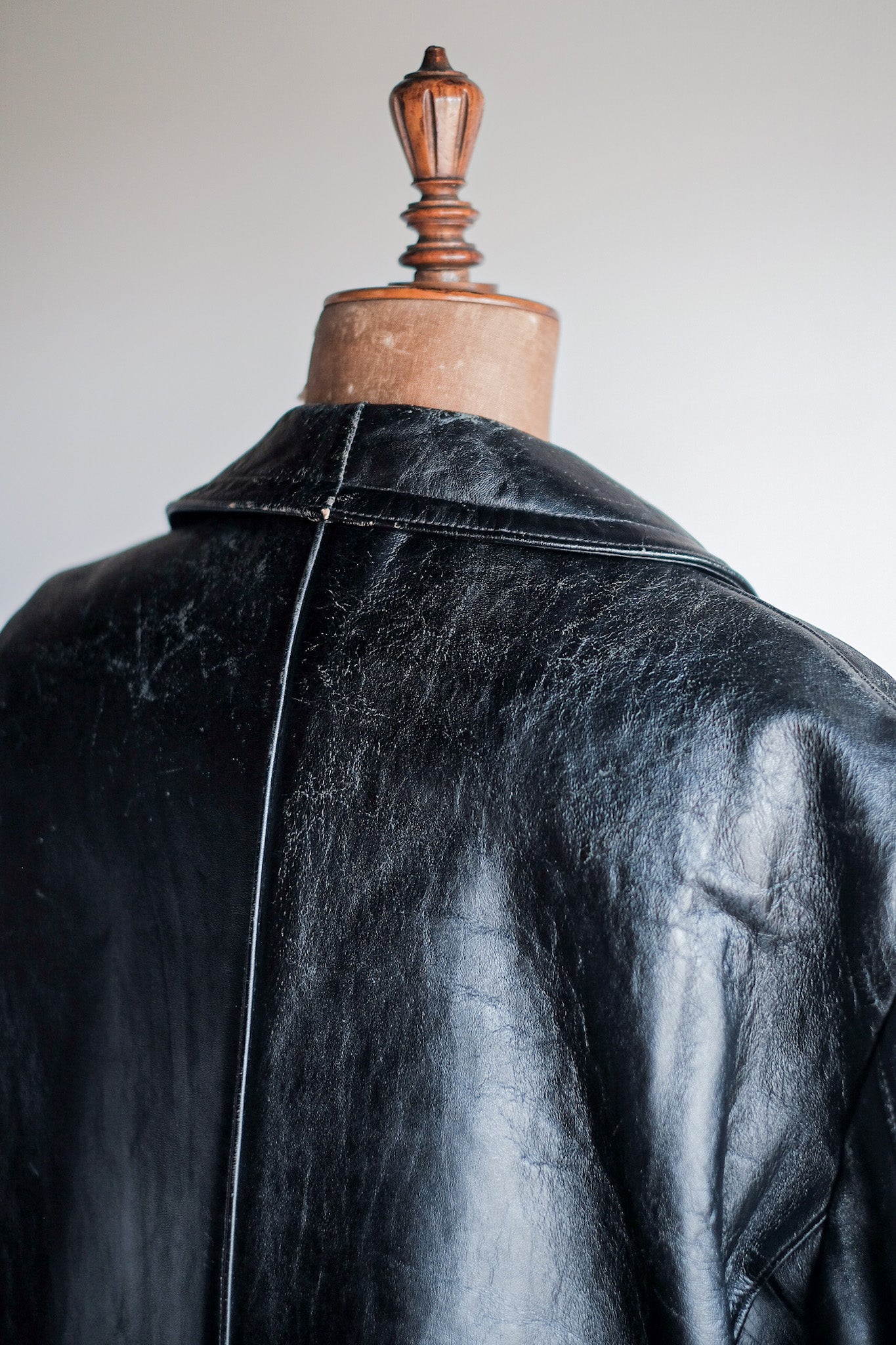 60's】French Vintage Le Corbusier Leather Work Jacket