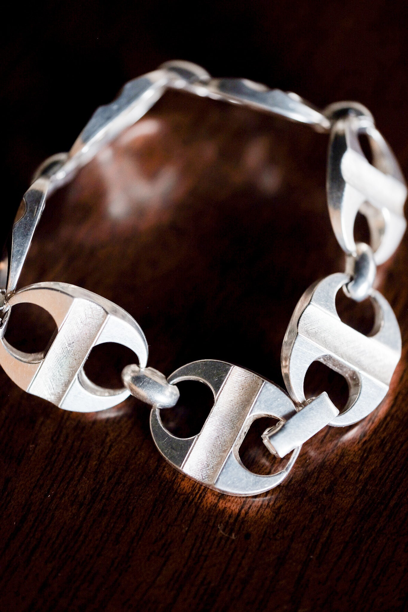 ［~60’s］Europe Vintage Silver 835 Bracelet