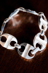 [~ 60's] Europe Vintage Silver 835 สร้อยข้อมือ