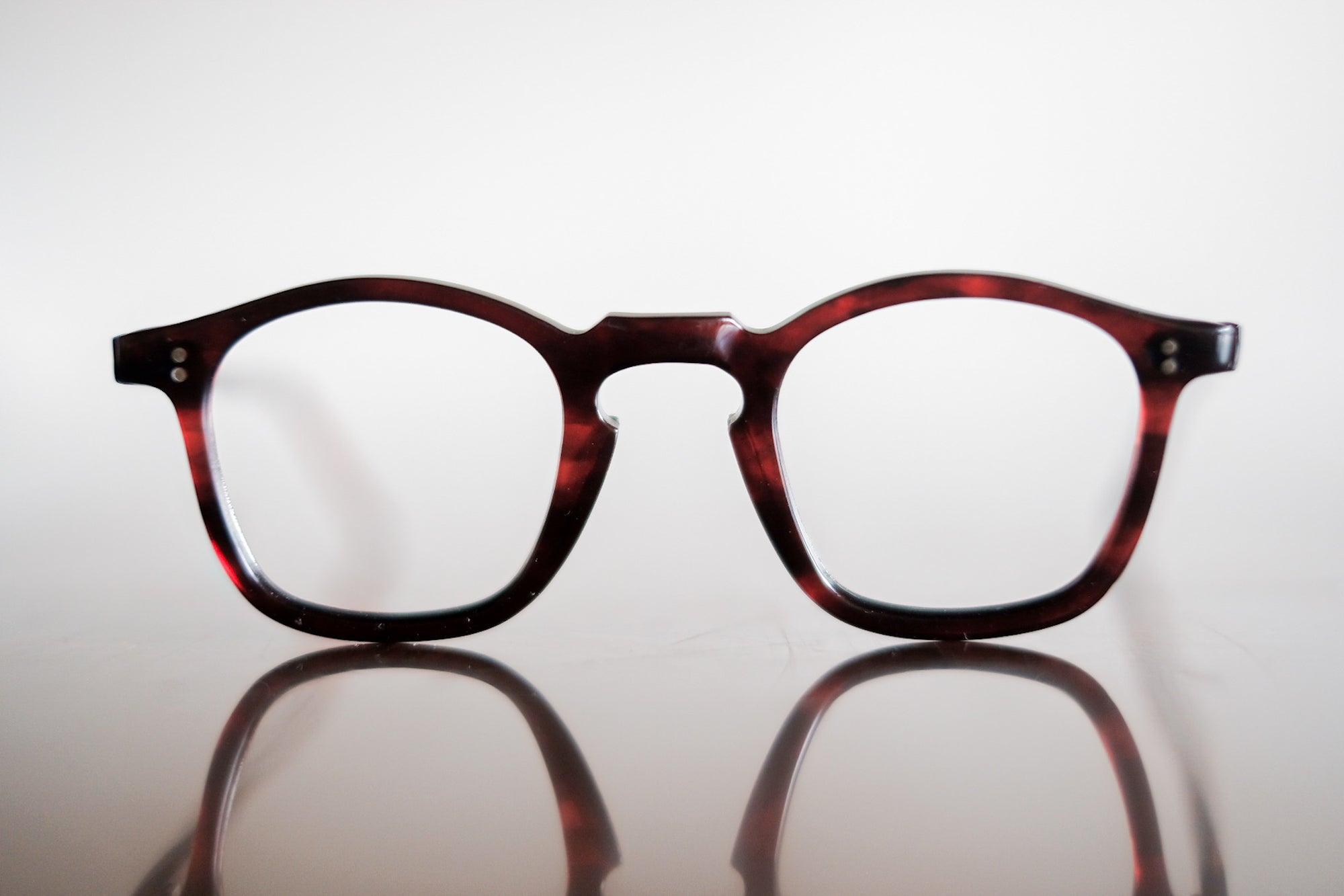［~50’s］French Vintage Amber Parisian Frame “Dead Stock”