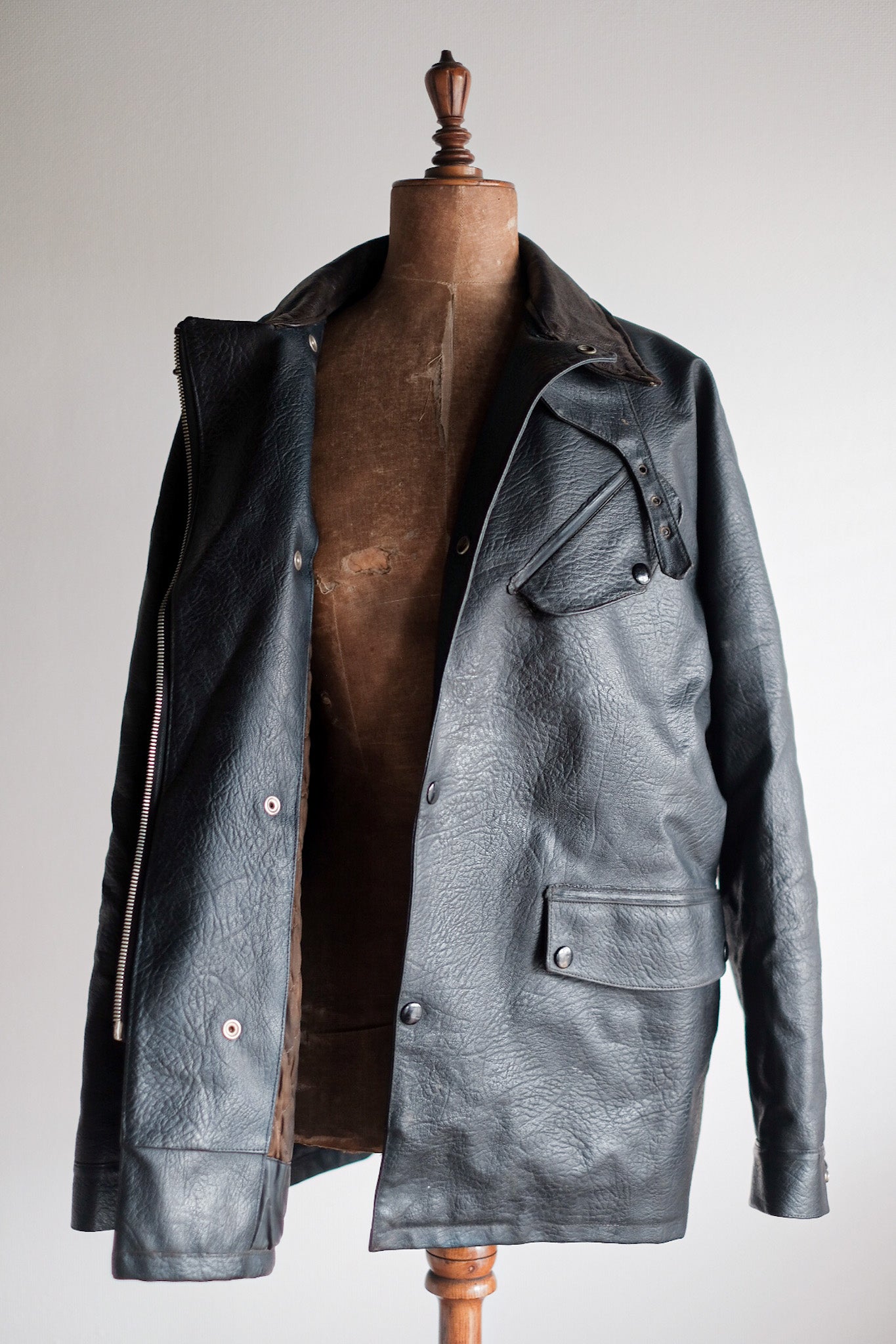 ［~50's］Vintage Belstaff P.V.C Suit "BLACK PANTHER"