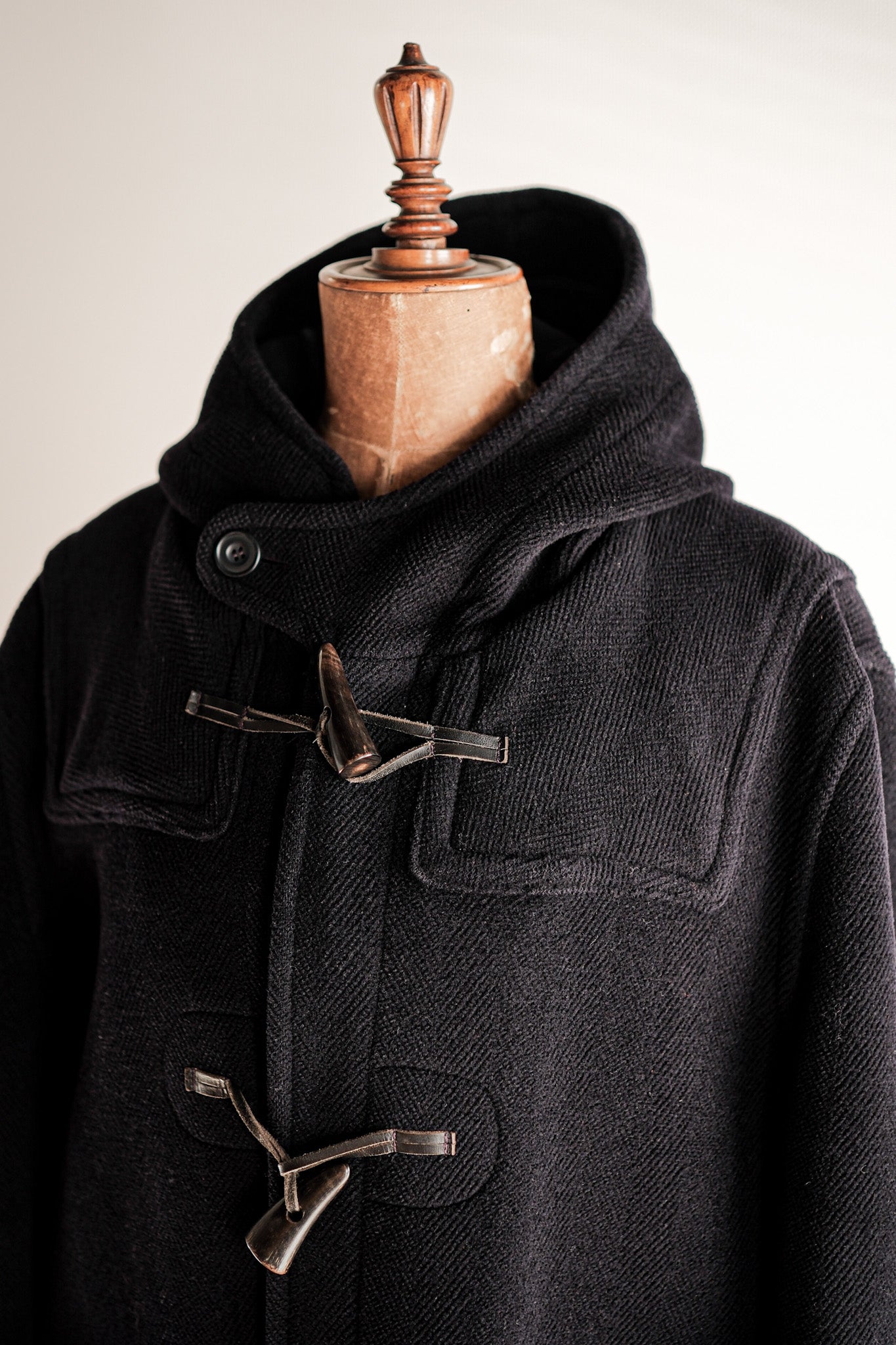［~90's］Old INVERTERE Wool Duffle Coat Size.42 "Moorbrook"