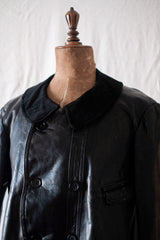 [~ 20's] แจ็คเก็ตหนัง le Corbusier French Vintage "Adolphe Lafont"