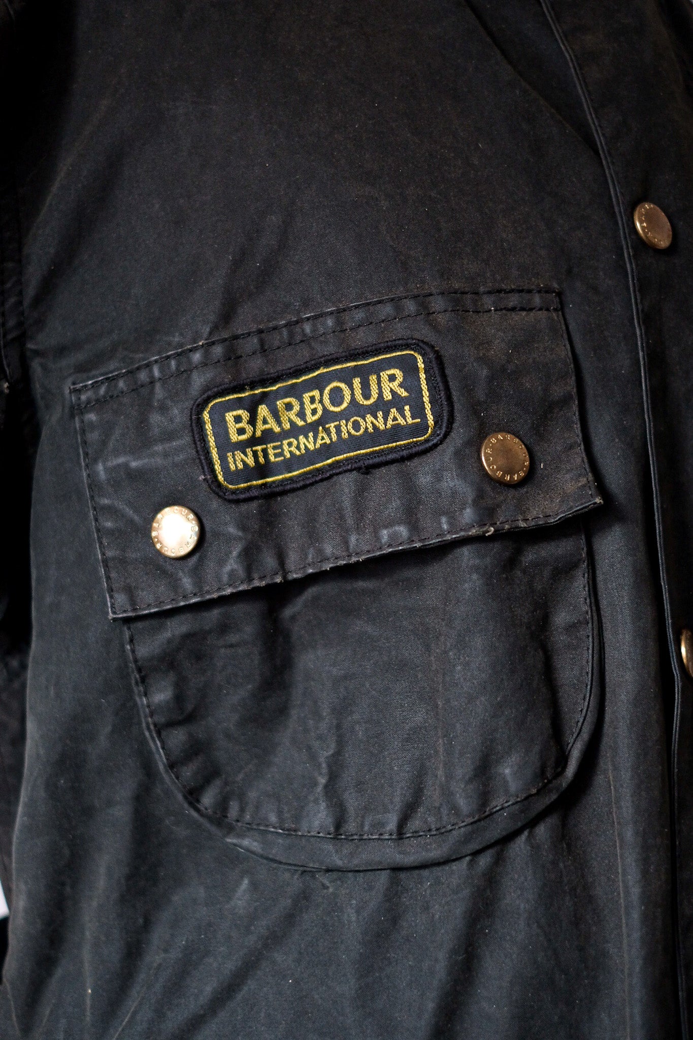 【~90's】Vintage Barbour "INTERNATIONAL SUIT" 3 Crest