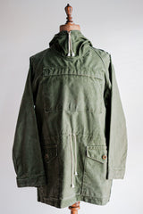[~ 60's] ผ้าฝ้ายสีเขียววินเทจอังกฤษ smock "Blacks of Greenock"