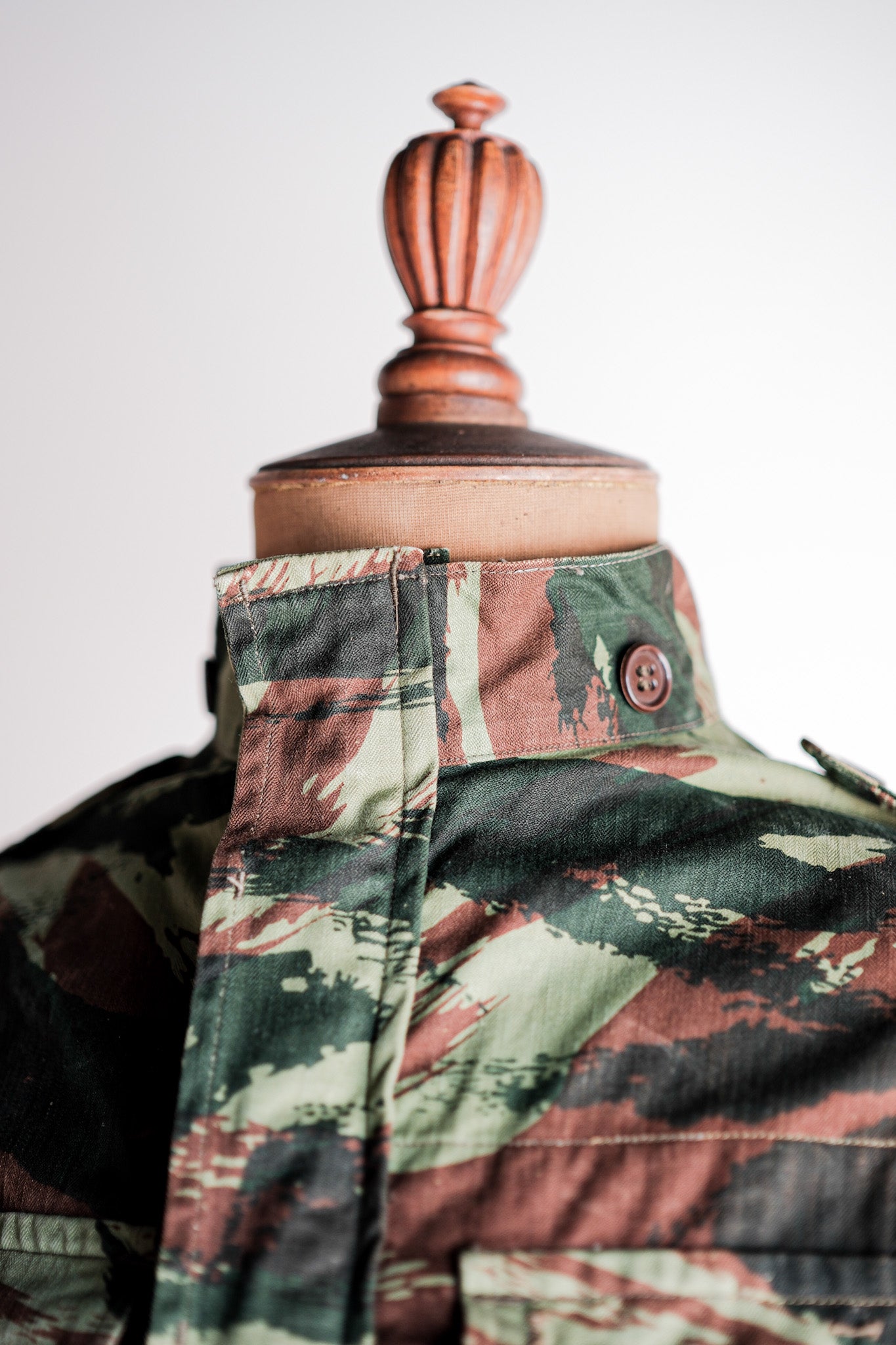 60's] French Army Tap47/56 Lizard Camo Paratrooper Jacket