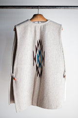 [~ 40's] เสื้อกั๊กผ้าขนสัตว์ Chimayo ของ Ortega Vintage