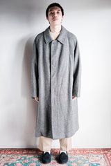[〜90年代]老式Burberry的單一raglan balmacaan外套。54Reg“設得蘭群島”