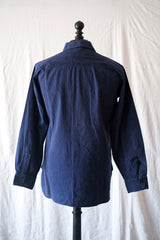 【~50's】French Army M45 Indigo Metis Shirt