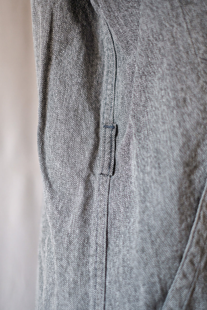 [~ 50's] French Vintage Black Chambray Atelier Coat "Adolphe Lafont"