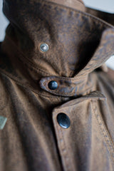 [~ 40's] Vintage Barbour "Solway Zipper" สีขาว