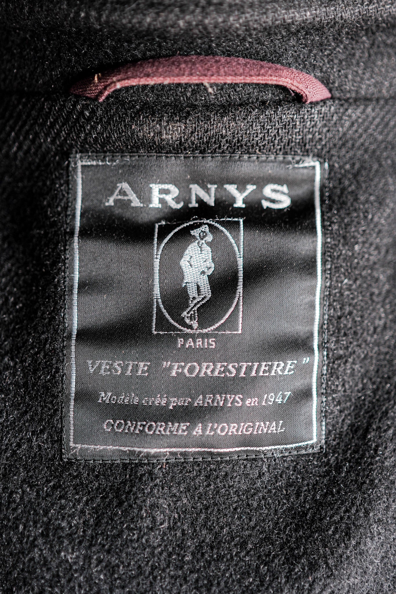 [~ 00 's] Arnys Paris Forestiere 재킷 크기 .48