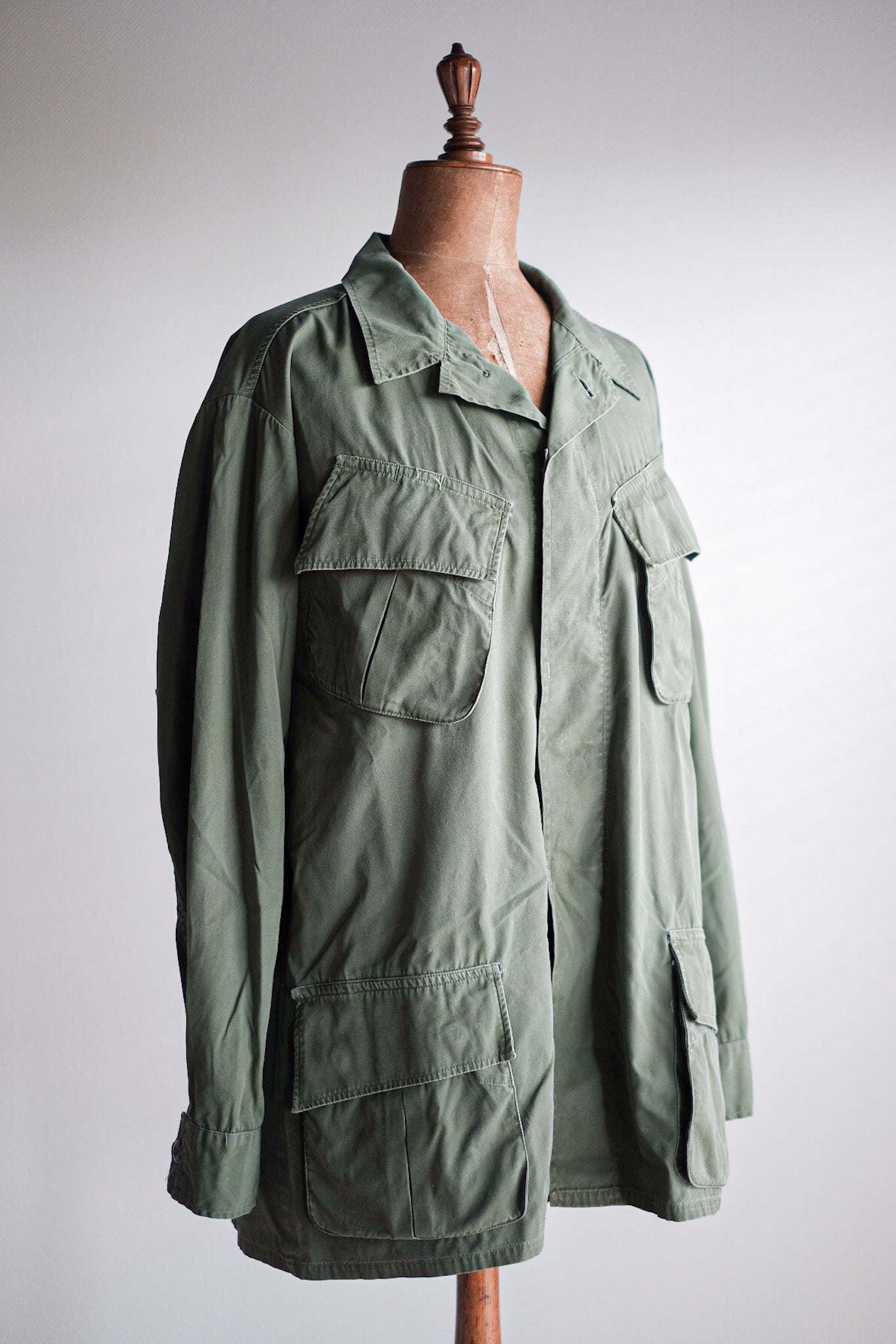 ［~60's］US Army Jungle Fatigue Jacket "3rd Type" Size.LARGE-REGULAR