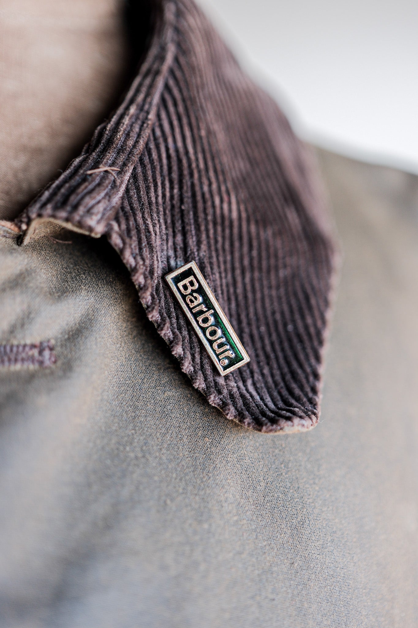 ［~90's］Vintage Barbour "ORIGINAL 3/4 COAT" 3 Crest Size.EX LARGE