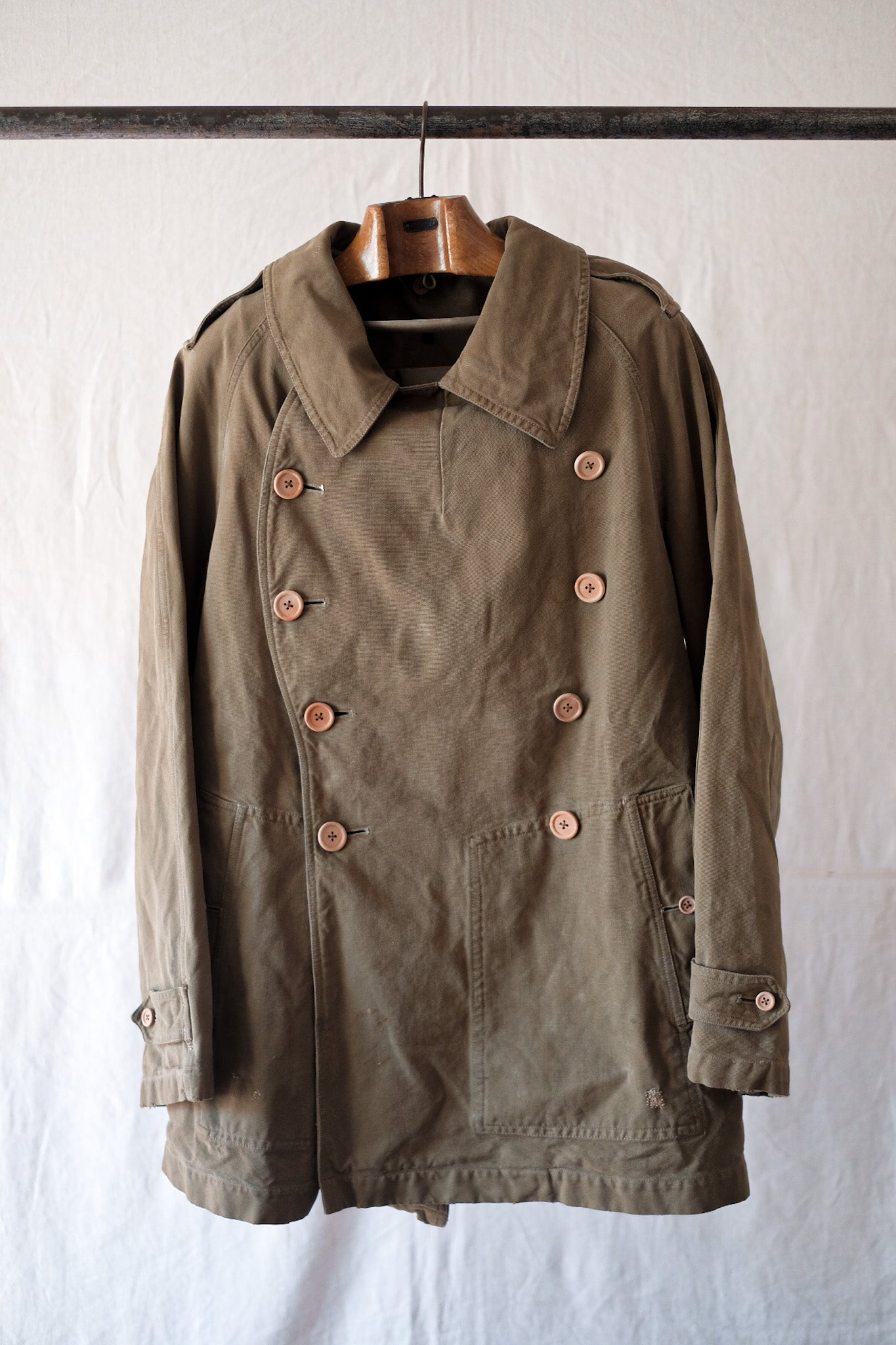40's] French Army M38 Motorcycle Jacket 