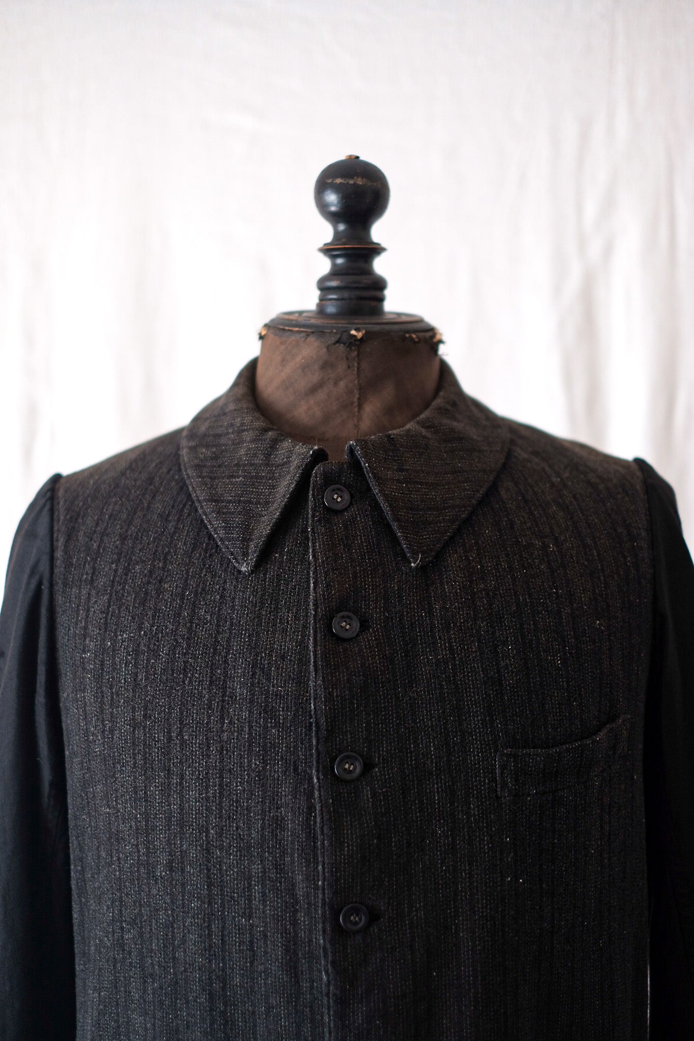 [〜30年代]法國復古羊毛條紋吉列夾克