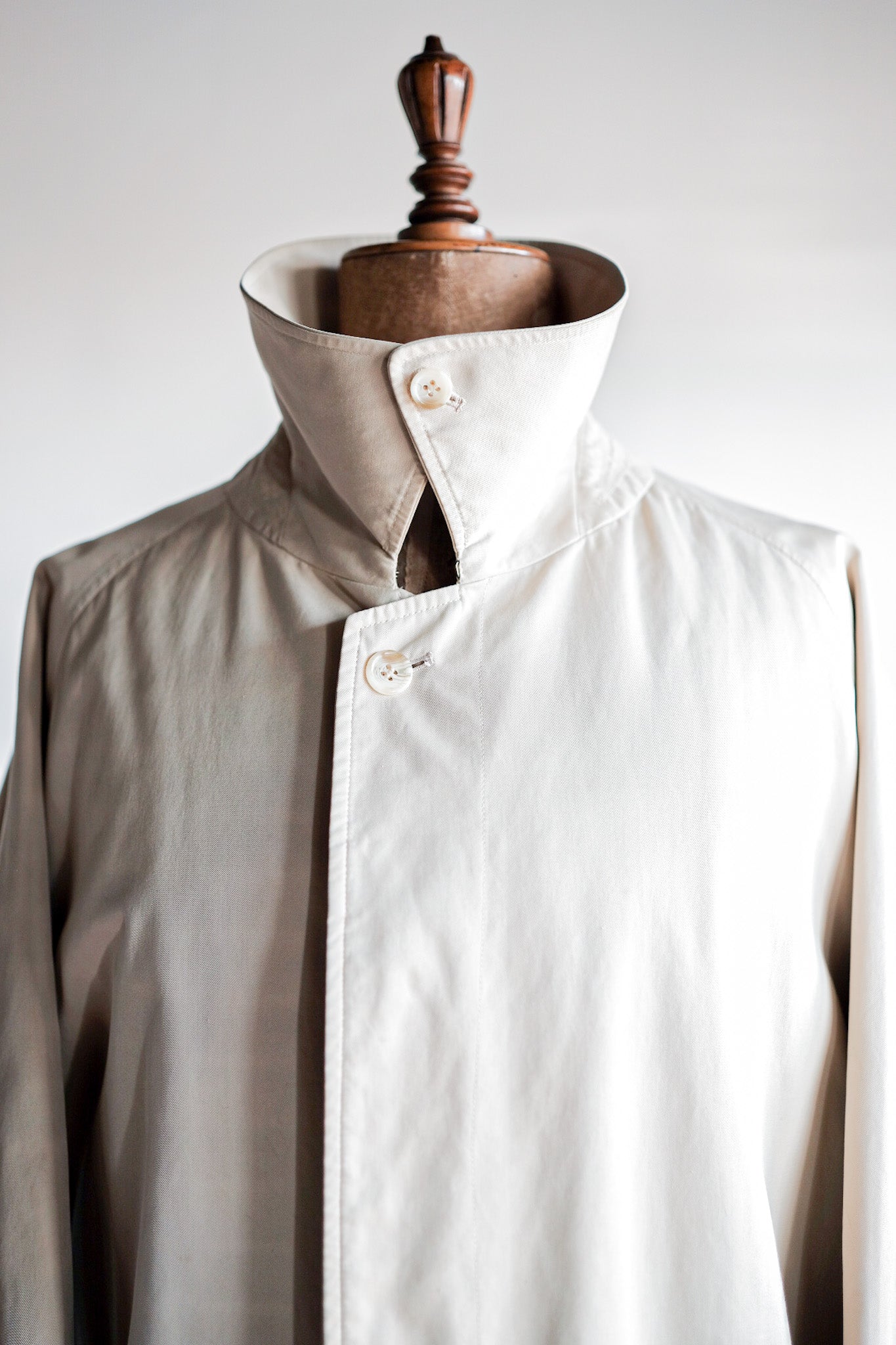 ［~70's］Vintage Burberry's Single Raglan Balmacaan Coat C100 Size.52REG