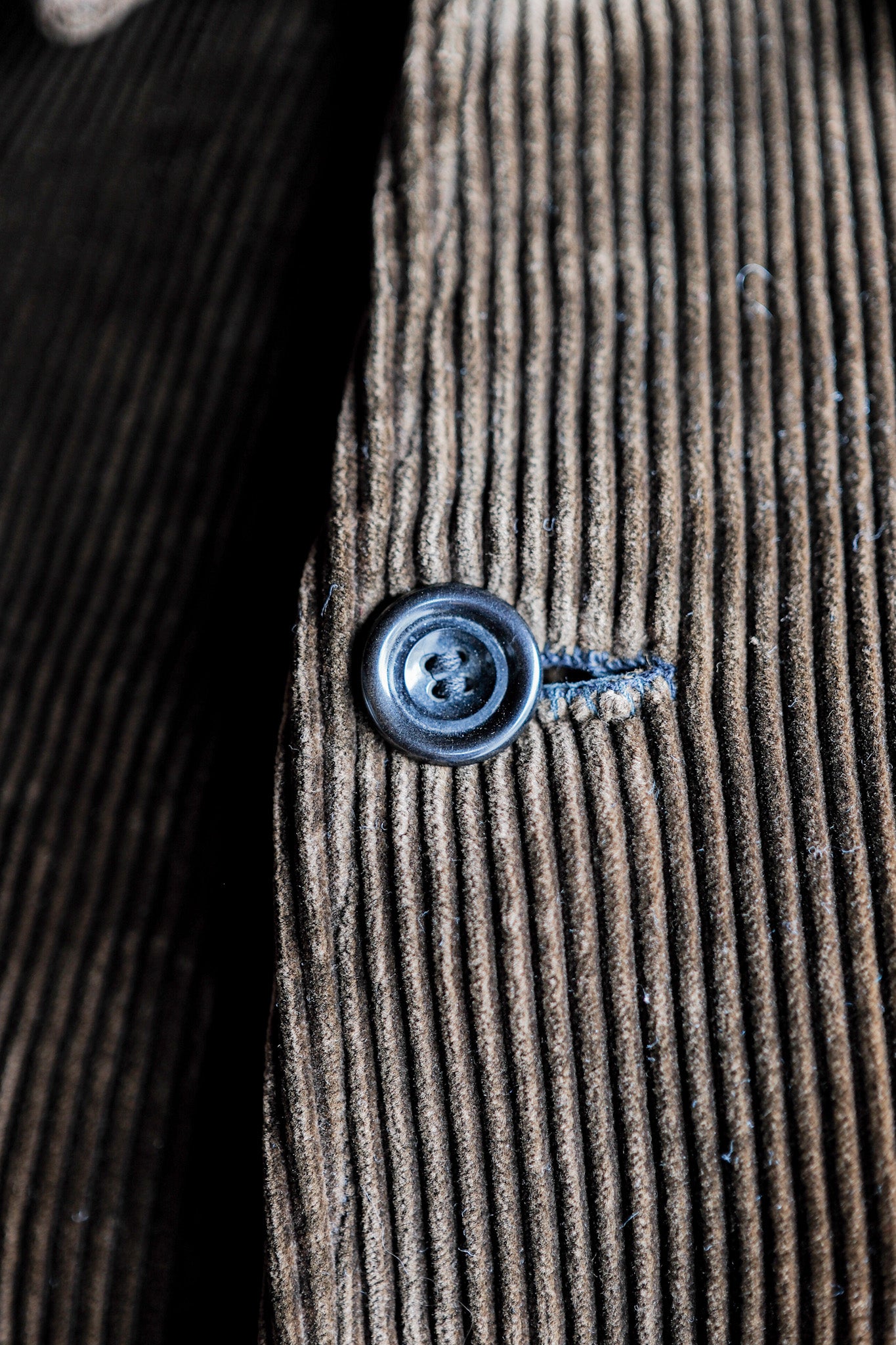 [~ 30's] French Vintage Brown Corduroy Work Jacket