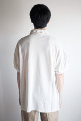 [~ 80's] Chemise Lacoste S/S Polo Shirt SIRT SILE.7 "ECRU"