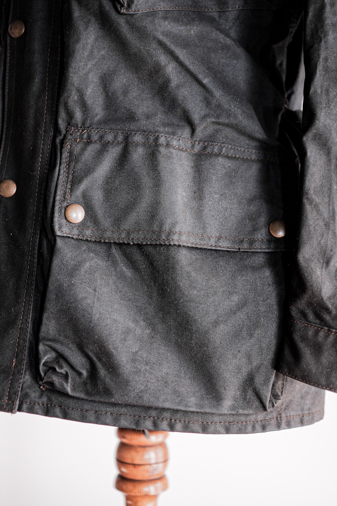 【~60's】Vintage Belstaff Waxed Jacket & Trousers Set Up Size.38 "TRIALMASTER"