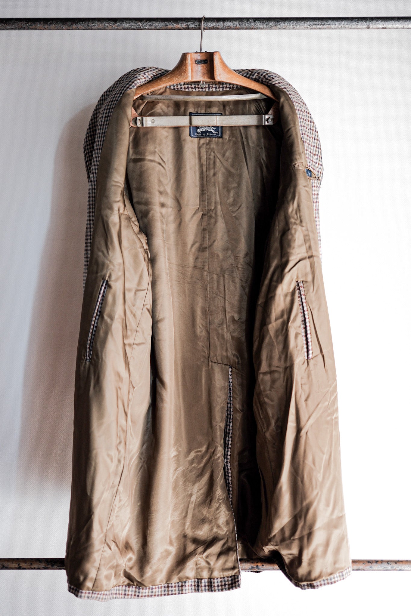 ［~80's］Vintage Burberry's Single Raglan Wool Balmacaan Coat Size.56REG
