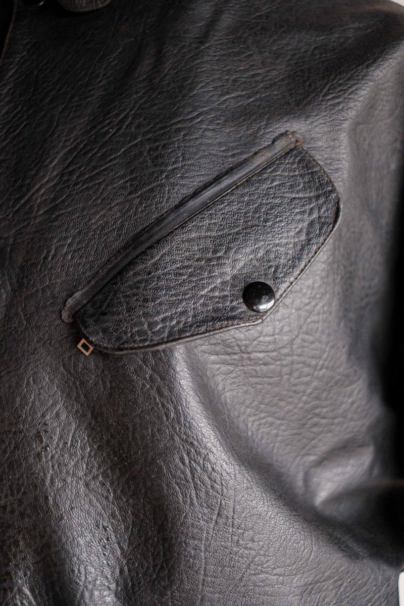 [~ 50's] Belstaff Vintage P.V.C Suit "Black Panther"