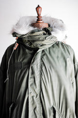 [~ 80's] สหรัฐอเมริกา M-65 Fishtail Parka size.marge "เต็มชุด"