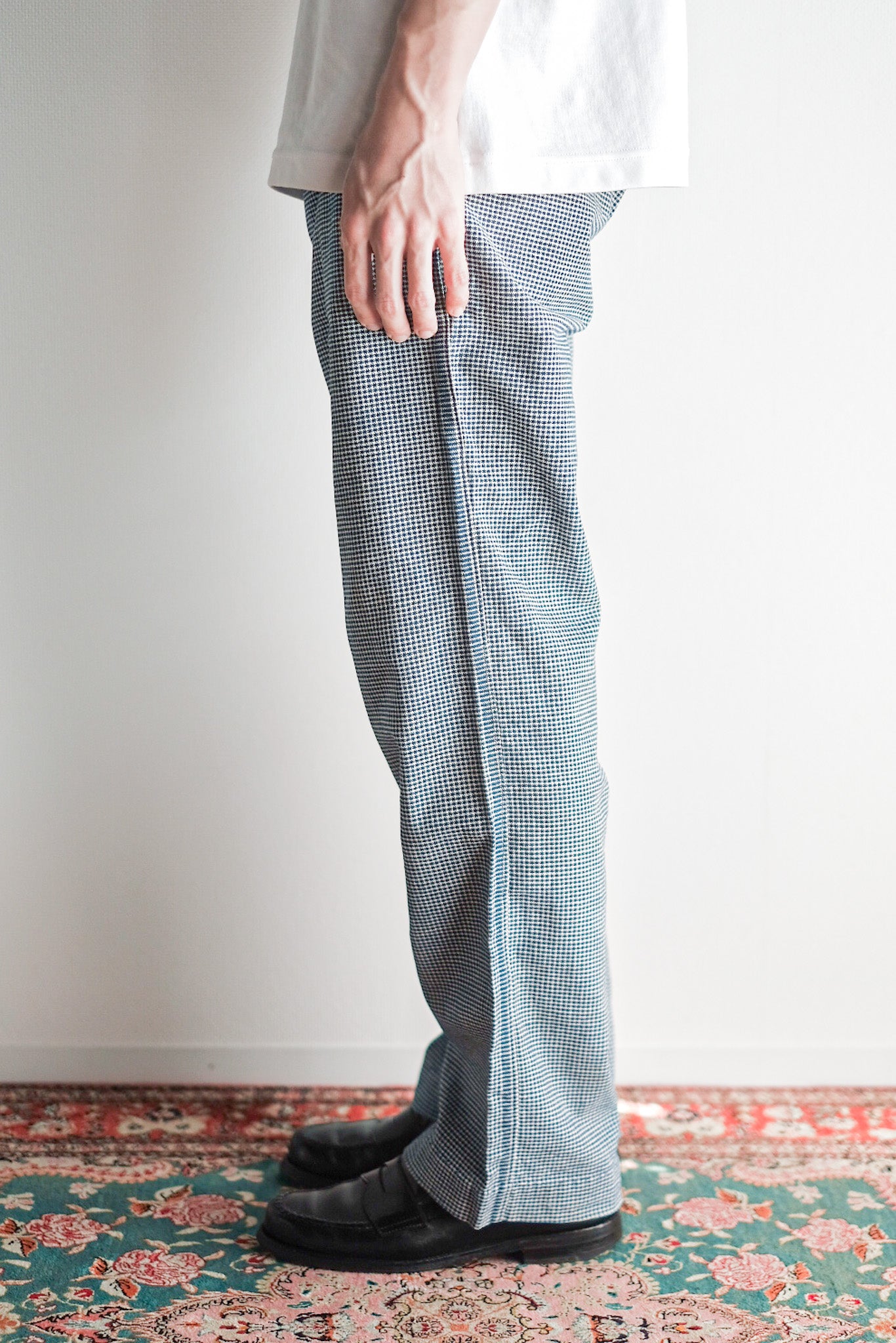 ［~30's］French Vintage Pin Check Work Pants