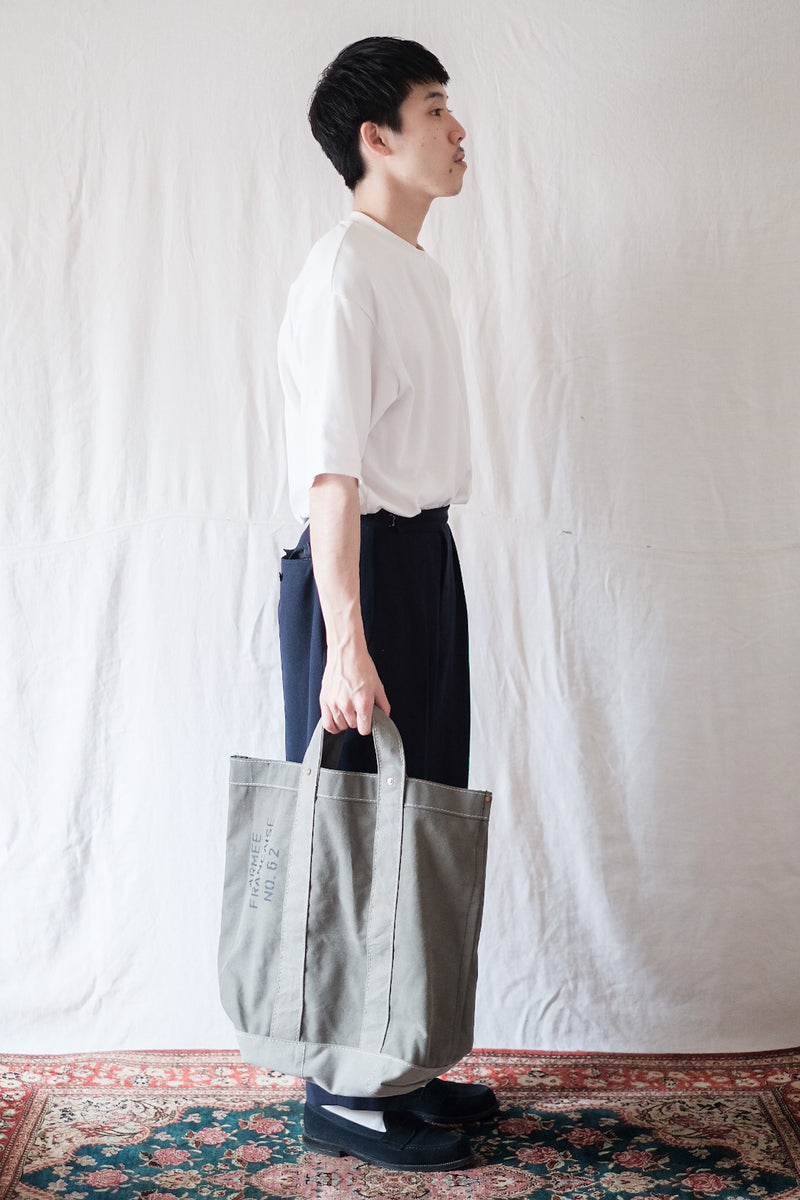 【~50's】French Army Tote Bag "Tent Fabric"