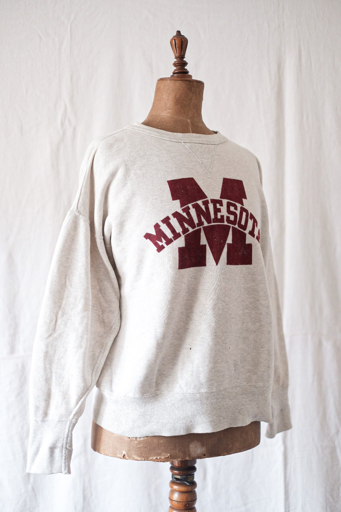 [~ 50's] American Vintage Flocky Print Sweatshirt