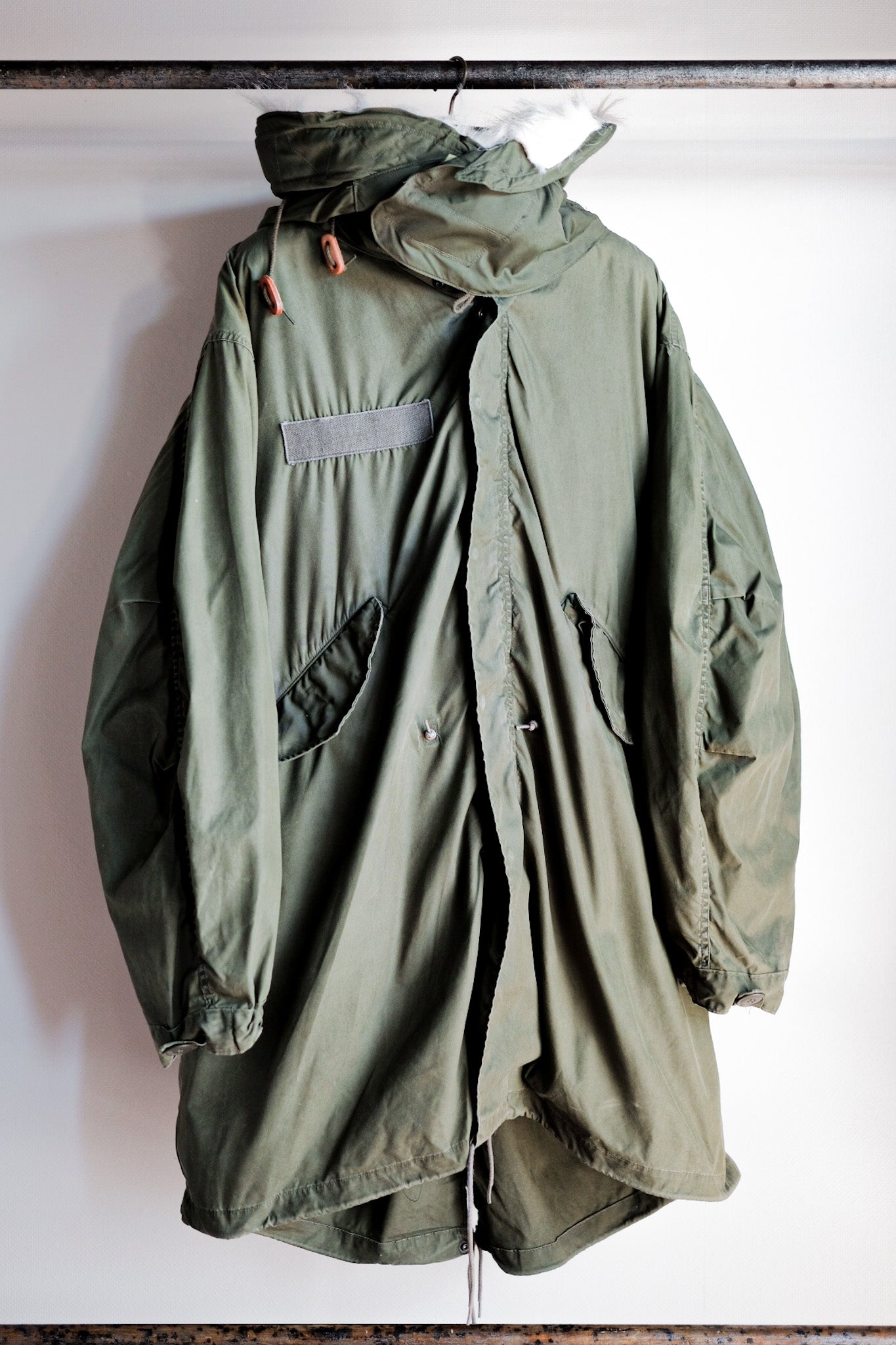 ［~80's］U.S.ARMY M-65 Fishtail Parka Size.MEDIUM "Full Set"